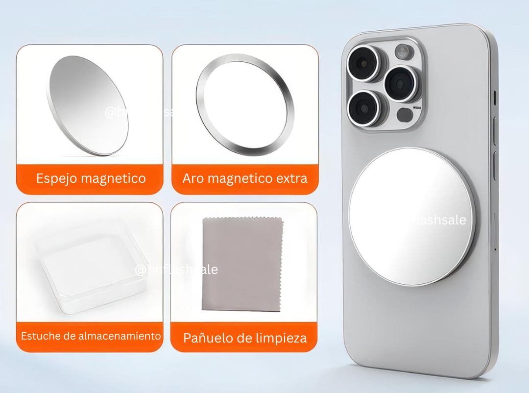 Espejo magnetico selfie