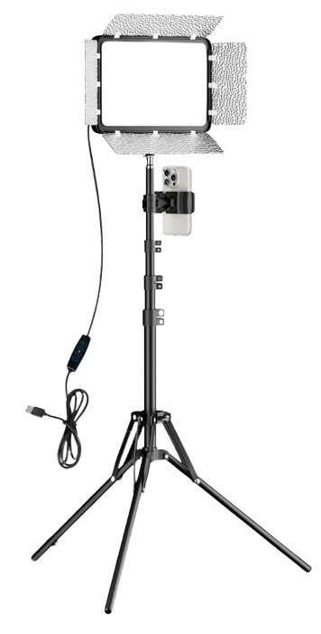 Panel de luz con viseras magnéticas