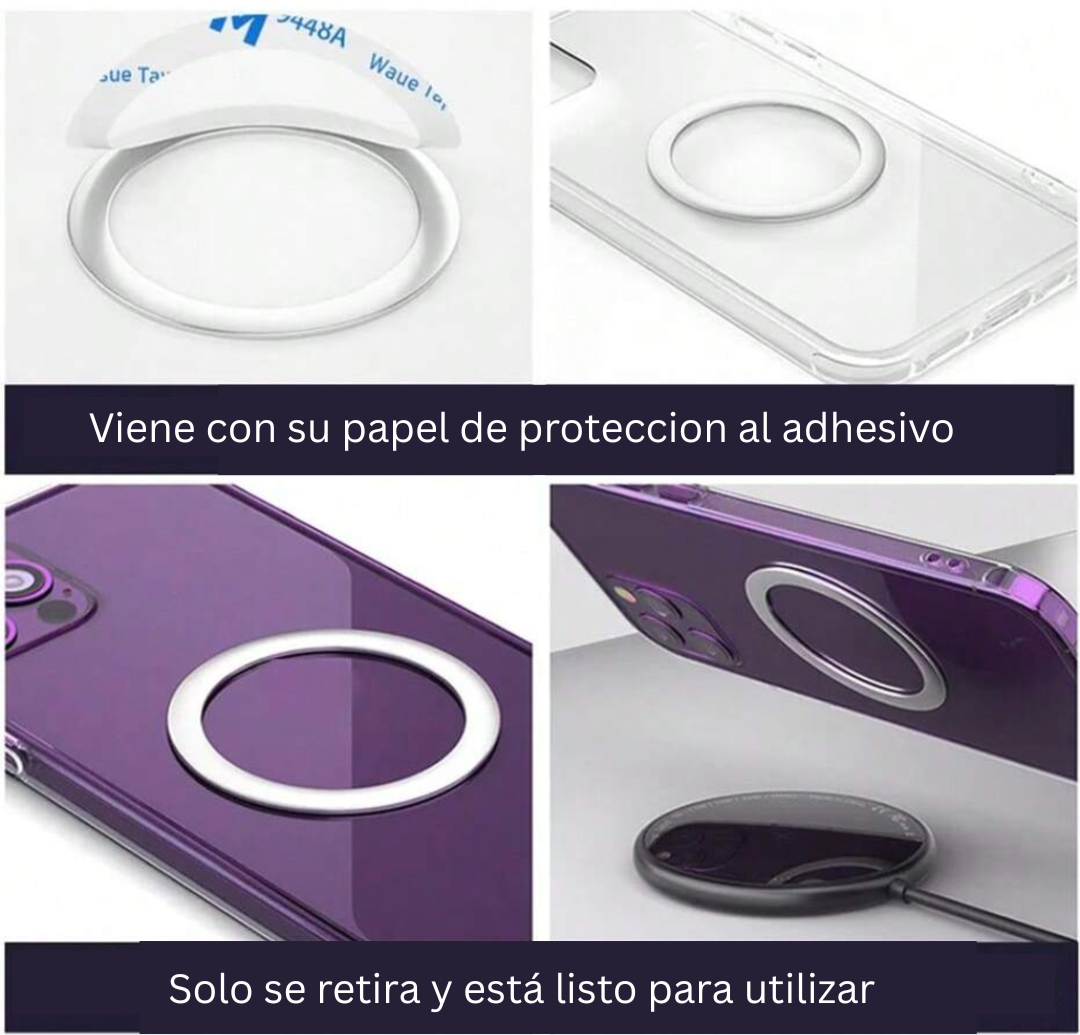 Soportes redondos magnéticos para teléfono móvil
