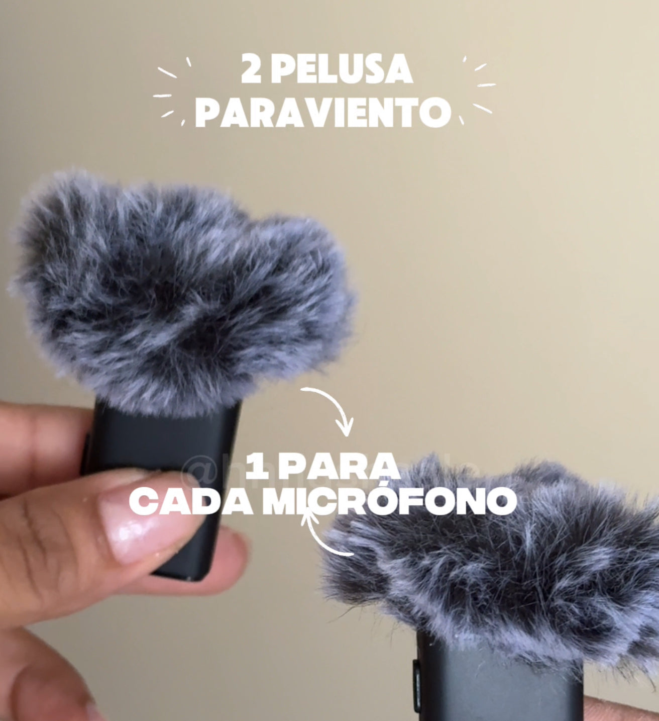 Set (2) microfonos 4 en 1