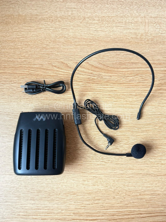 Micrófono amplificador de voz recargable