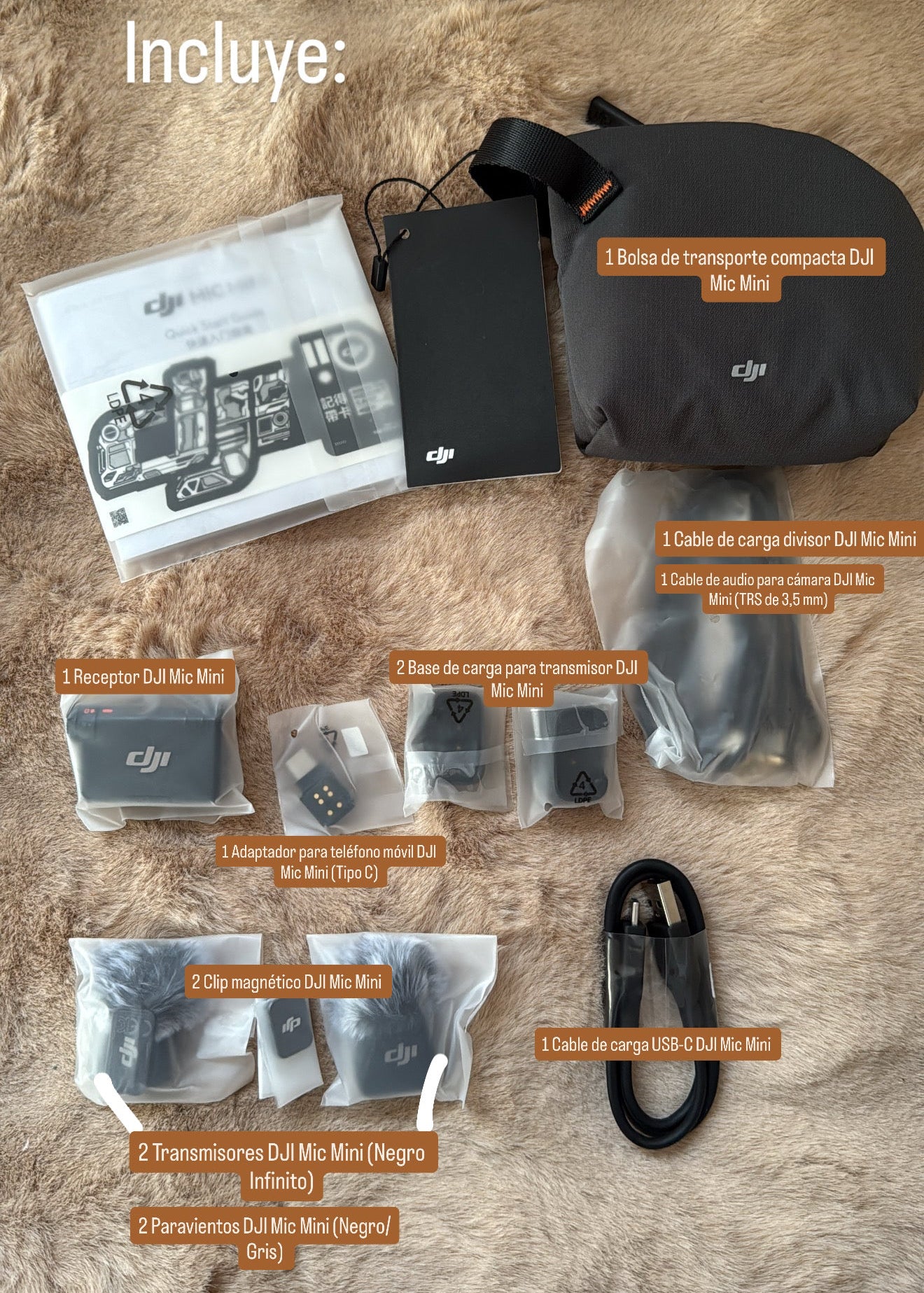 DJI MIC Mini (2 Transmisores + 1 recibidor)