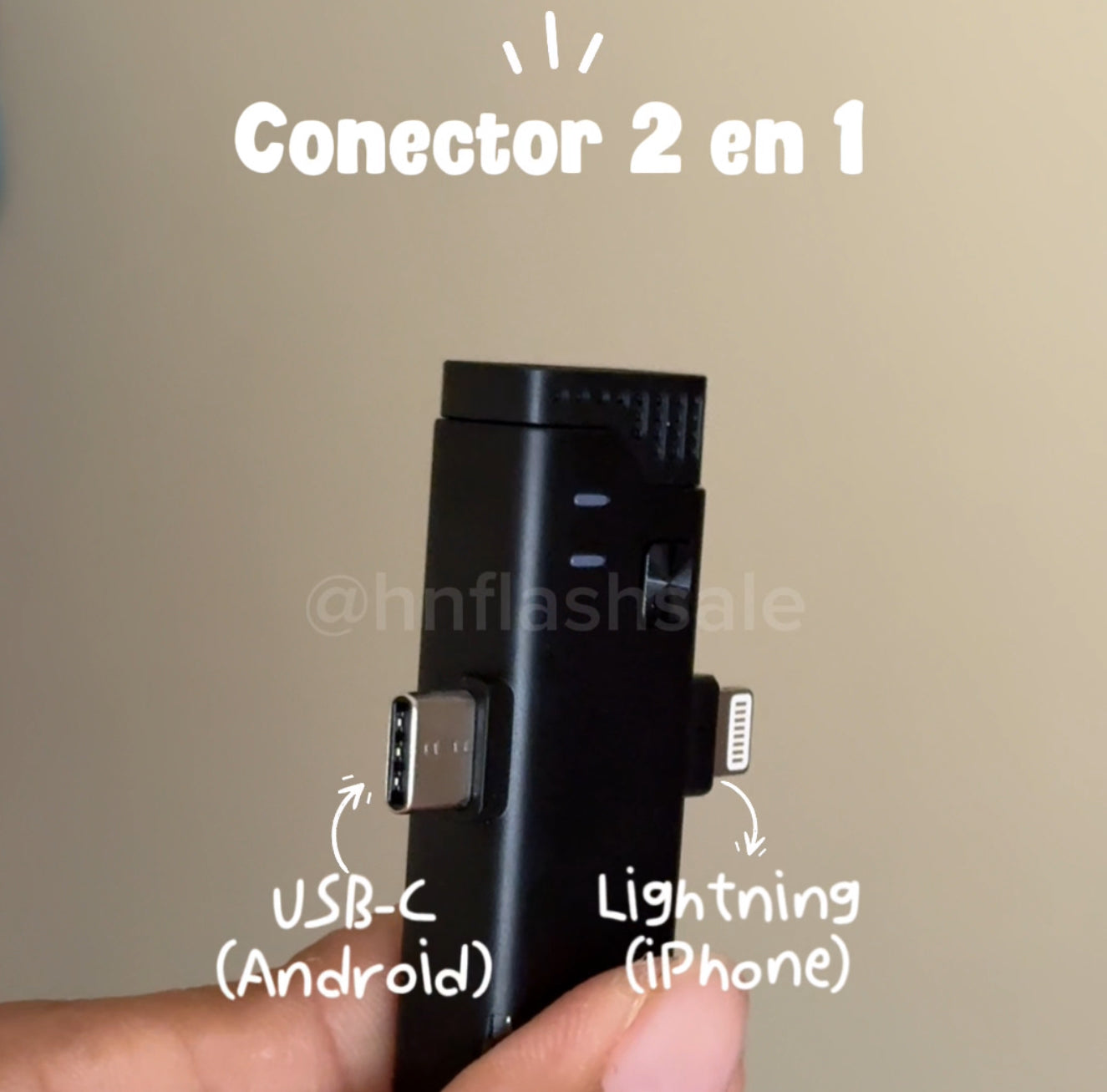 Set (2) microfonos 4 en 1