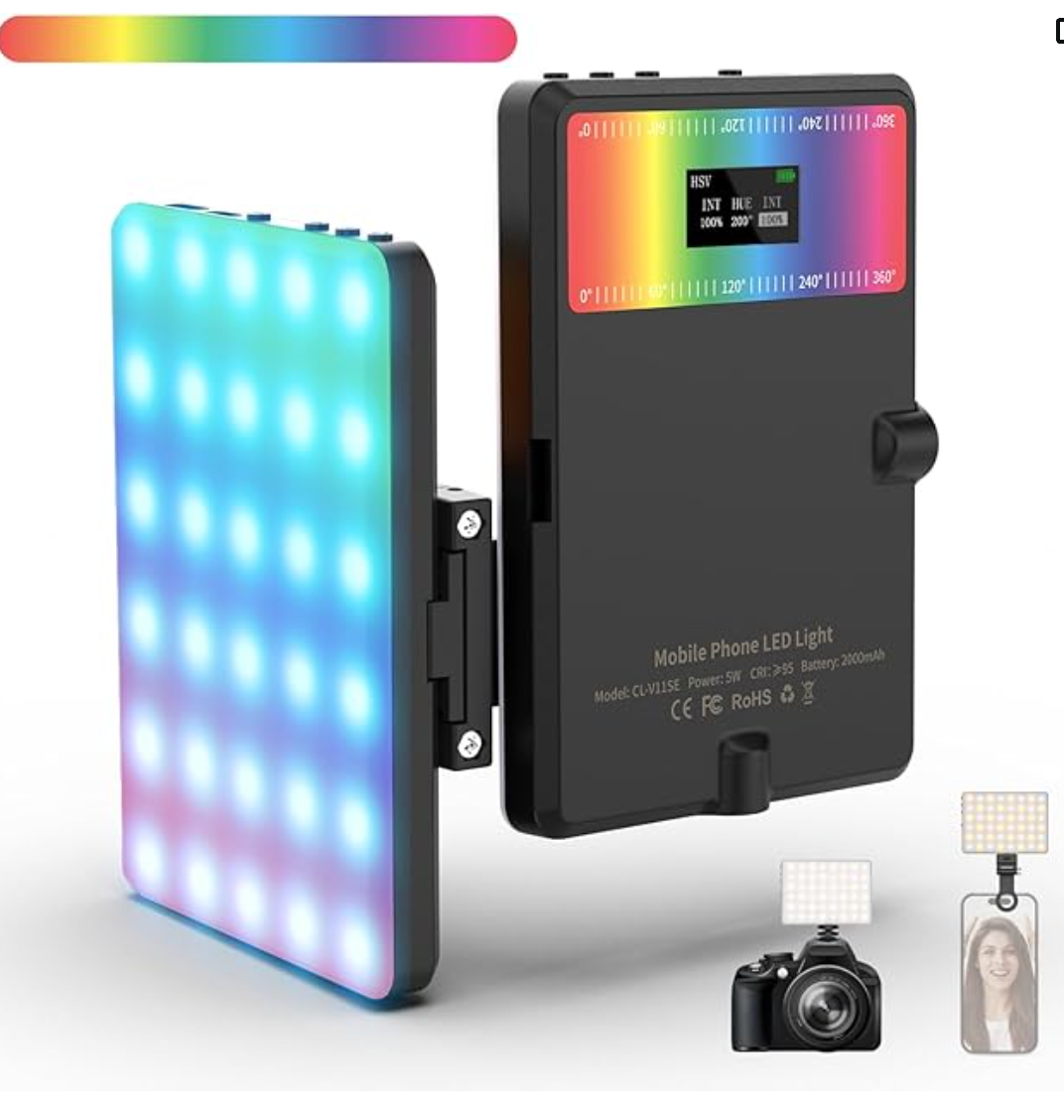 Cubo de luz RGB portátil