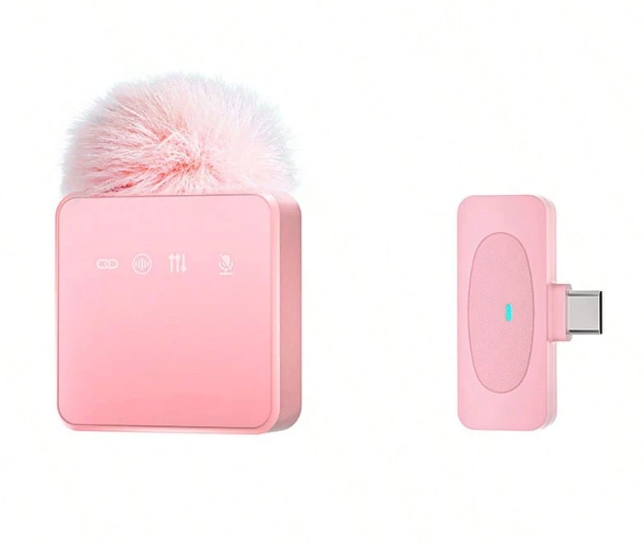 Microfono individual con pelusa paraviento