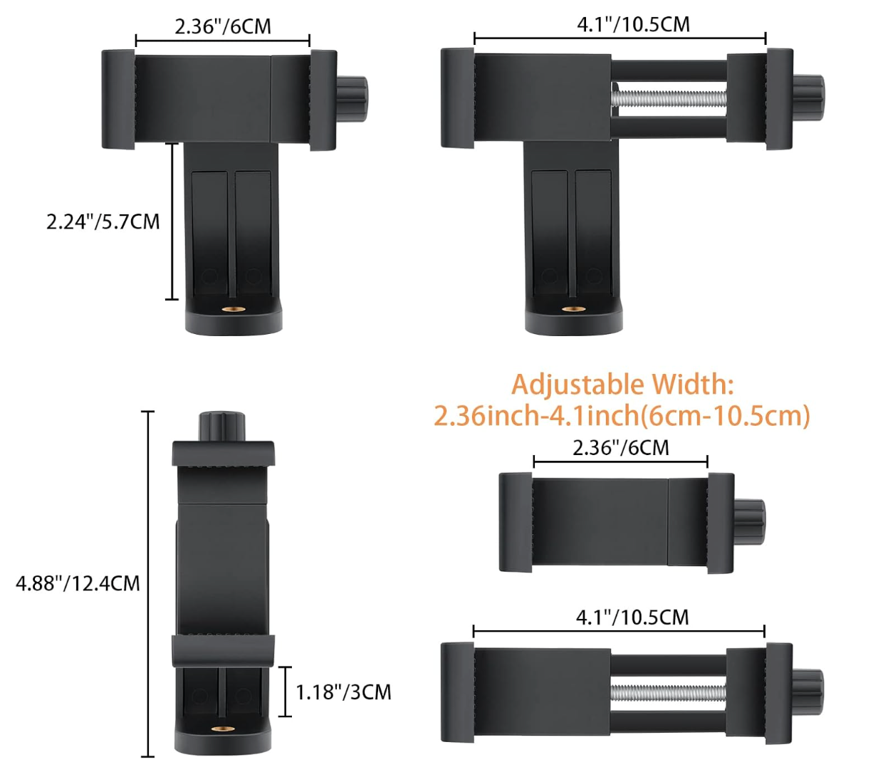 Adaptador de tornillo estándar para celular