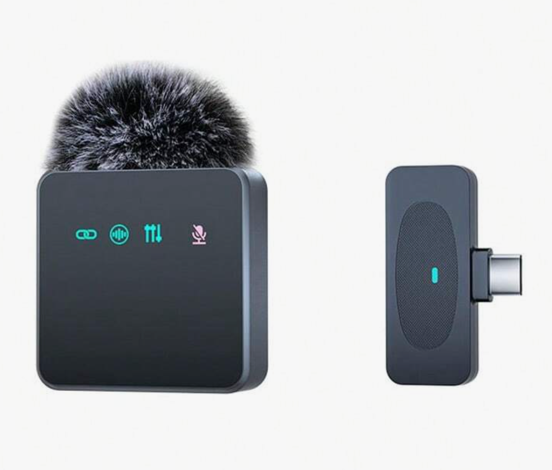 Microfono individual con pelusa paraviento