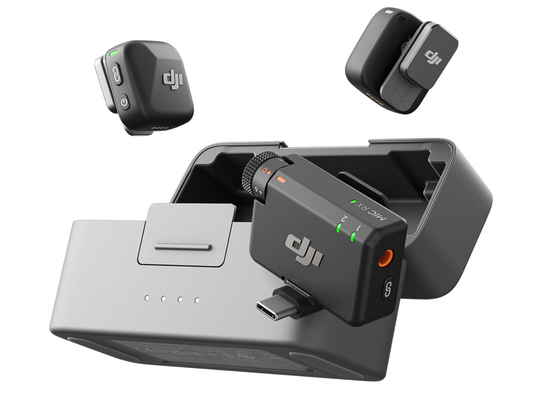 DJI MIC Mini (2 transmisores + 1 receptor + estuche de carga)