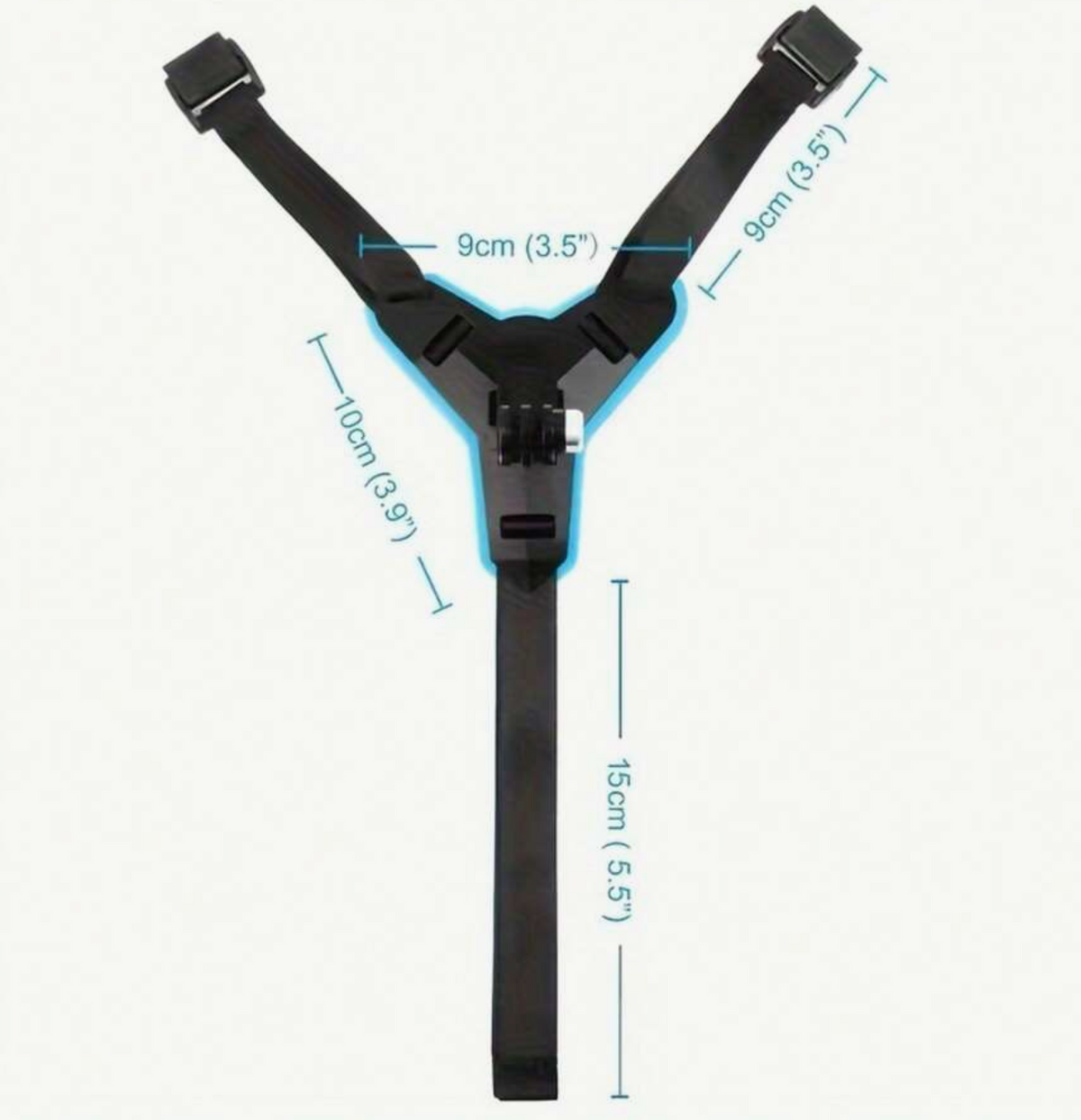 Soporte frontal de cámara para casco